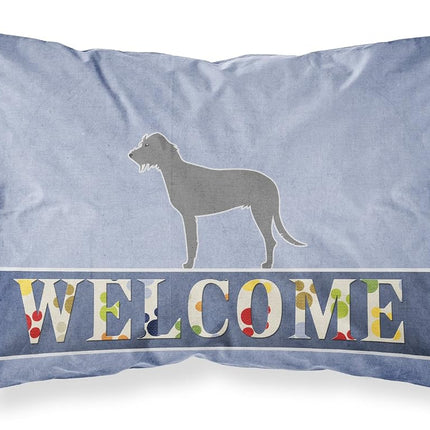 Taies d'oreiller Caroline's Treasures Irish Wolfhound Welcome, multicolores, standard