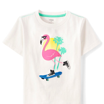 Gymboree Boys' and Toddler Embroidered Graphic Sho