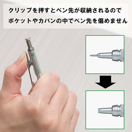 Pentel Graph Gear 1000 Mechanical Drafting Pencil 0.4mm Green (PG1014)