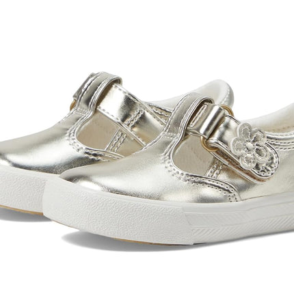 Keds Girls Daphne Mary Jane Flat, Champagne Me, 5 Little Kid