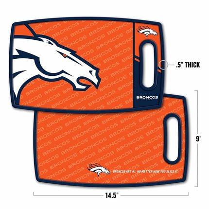 YouTheFan NFL Denver Broncos Logo Series Cutting Board