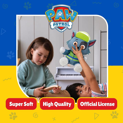 TY Rocky Paw Patrol Soft Plush Toy for Kids, Cuddly Teddy, Collectible Stuffed Toy, Beanie Babies Range, Regular