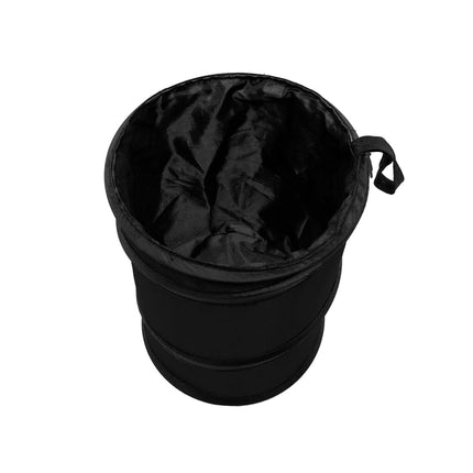 FH Group Automotriz Impermeable Plegable Portátil Pequeño Bote de Basura Contenedor de Residuos Compatible con la Mayoría de Coches, SUVs y Camionetas Negro