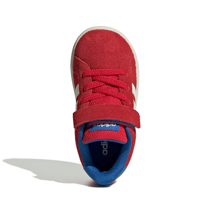 adidas Unisex Baby Grand Court 00s Shoes Infants, Pure Ruby/core White/Bright Royal, 4 UK Child
