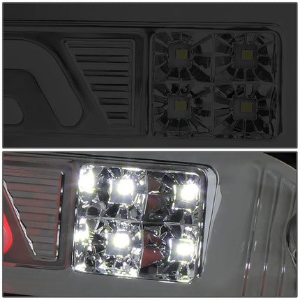 DNA MOTORING 3BL-DRM02-3D-LED-SM Luz de freno trasera de techo LED 3D con lente ahumada [Compatible con Dodge Ram 1500 02-08/Ram 2500 3500 03-09]