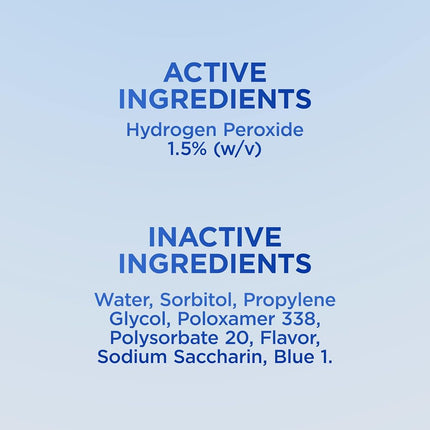 Colgate Peroxyl Mouth Sore Rinse, Mild Mint - 500mL, 16.9 fluid ounce