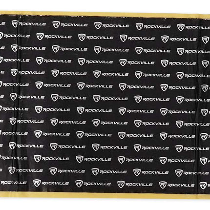 Rockville Rockmat RM12-B 12 Sq Ft Sound Dampening/Deadening Butyl Rubber Car Kit