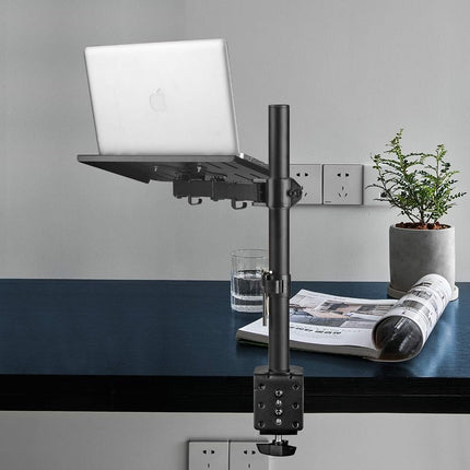 suptek MD6421TP004 PC Monitor Stand with Laptop Tray, Monitor Stand for LCD/LED Screens - Monitor Stands and Risers Desk Accessory Wall Mount