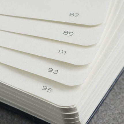 Leuchtturm1917 235 Numbered Pages Plain Master A4+ Hardcover Notebook, Black
