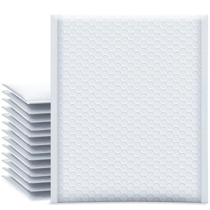 UCGOU 8.5x12 Inch White Padded Envelopes Water Pro
