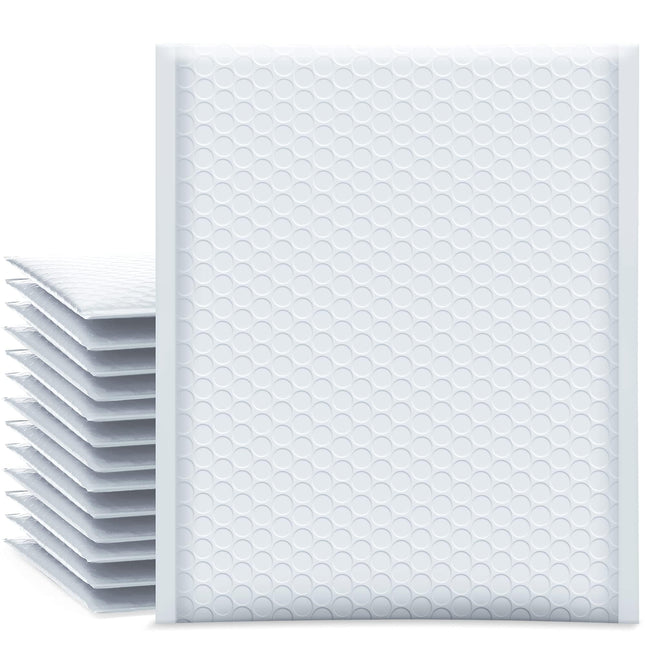 UCGOU 8.5x12 Inch White Padded Envelopes Water Pro
