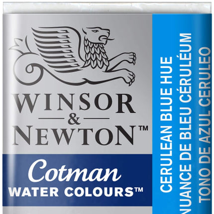 Winsor and Newton Cotman Half Pan Cerulean Blue Hu