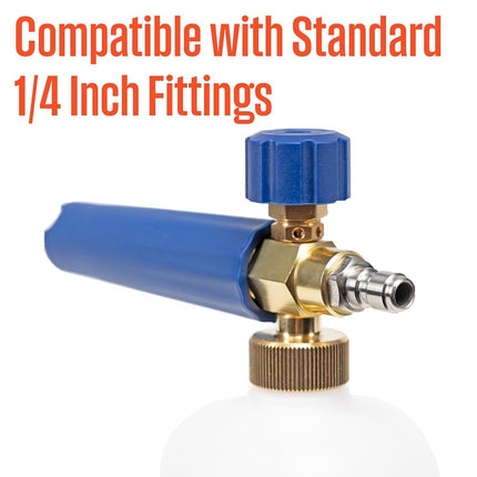 Westinghouse Foam Cannon for Pressure Washers - 3600 Max PSI, 1/4” Connector - for Gas and Electric Pressure Washers