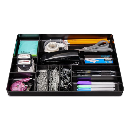 Ernst 10 Compartment Drawer Organizer: Heavy Duty Stackable Tray for Garage Tool Organization - Low-Profile Toolbox Storage - Bolts, Tools, Parts, Easy to Clean – High Visibility - Made in the USA