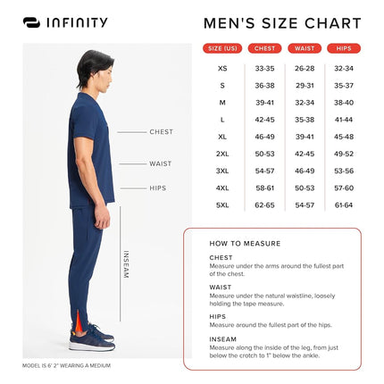 Cherokee Infinity CK900A Men's V-Neck Solid Scrub Top