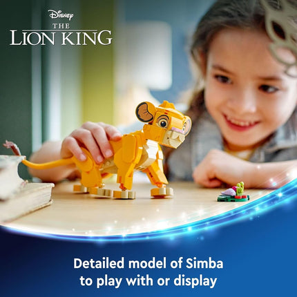 LEGO Disney Simba The Lion King Cub Buildable Construction Playset Figure, Disney Collection Toy for Girls and Boys Ages 6 and Up, 222 Pieces, 43243