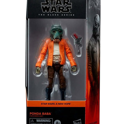 Star Wars The Black Series, Ponda Baba, 15 cm Collectible Figure, A New Hope Toy for Kids, Ages 4 and Up