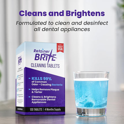 Retainer Brite Cleaning Tablets - 96 Tablets (New formulation)