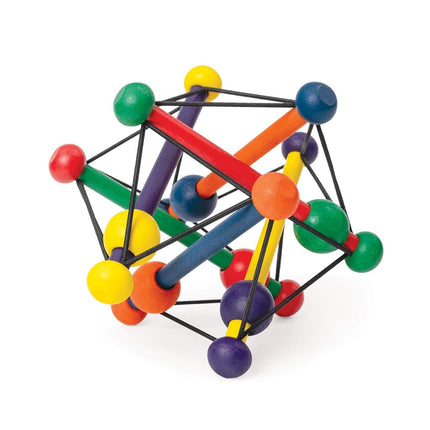 Manhattan Toy Skwish Classic Rattle and Teether Grasping Activity Toy, Multicoloured