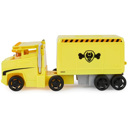 Pat' Patrouille, Les Super Chiots Au Grand Camion, Véhicule de Luxe Transformable de Ruben avec Figurine, Jouets pour Enfants à partir de 3 Ans
