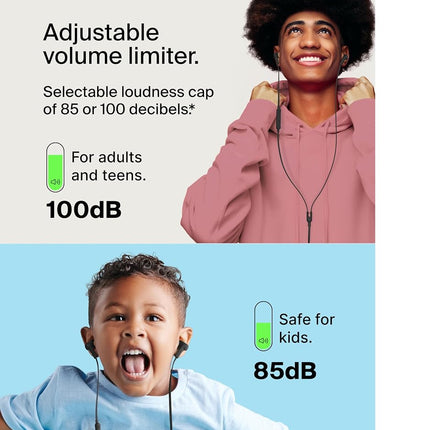 Belkin SoundForm Wired Earbuds with USB-C Connector, Black - In-Ear Earphones with Microphone - Headphones for iPhone 16, iPad Mini, Galaxy S24, Android, and More with USB-C Connector