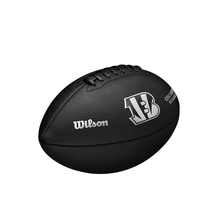 WILSON NFL Team Metallic Premiere Football - Official Size, Cincinnati Bengals