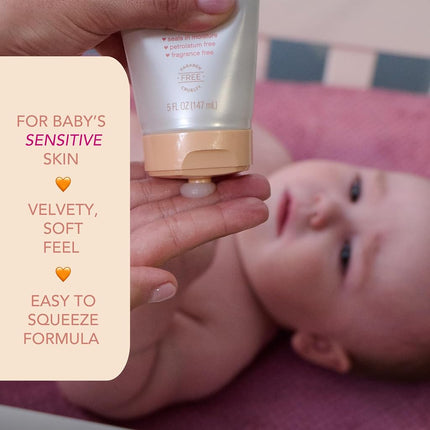 Jergens Baby All-Purpose Baby Ointment, Plant-Based Moisturizers, Petrolatum Free & Pediatrician-Tested, 5 Oz