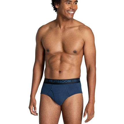 Fruit of the Loom Men's Breathable Cotton Briefs, Assorted Colors, S