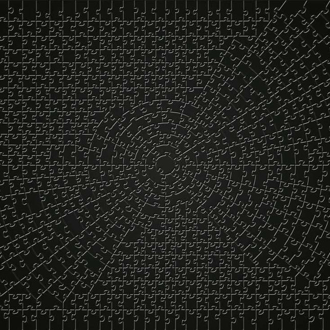 Ravensburger 12000054 - Krypt Black - 736 pieces jigsaw puzzle – Puzzle for adults and kids age 14 years up, monochrome puzzle, difficult puzzle