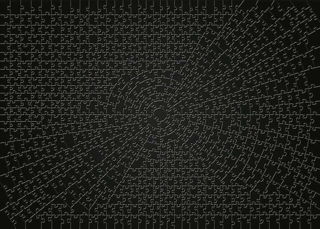 Ravensburger 12000054 - Krypt Black - 736 pieces jigsaw puzzle – Puzzle for adults and kids age 14 years up, monochrome puzzle, difficult puzzle