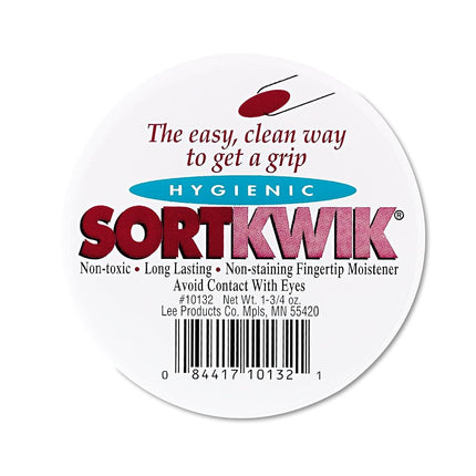 Lee Products Co. LEE 10132 Sortkwik Fingertip Moisteners, 1 3/4 oz, Pink (Pack of 2) (LEE10132)