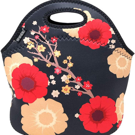 Wrapables® Insulated Neoprene Lunch Bag, Midnight 