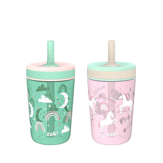 Zak Designs Unicorn-Happy Skies Kelso 15oz Leak-Pr