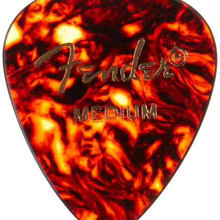 Fender Classic Celluloid Guitar Picks 451 Shape, S