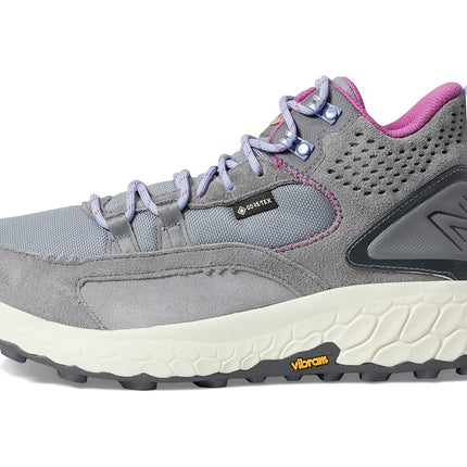 New Balance Women's Fresh Foam X Hierro V1 Mid-Cut Trail Running Shoe, Steel/Castlerock/Magenta, 10