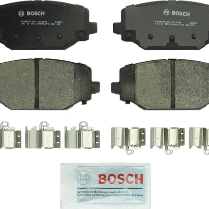 BOSCH BC1596 QuietCast Premium Ceramic Disc Brake Pad Set - Compatible with Select Chrysler Town & Country; Dodge Grand Caravan, Journey; Ram C/V; Volkswagen Routan; REAR