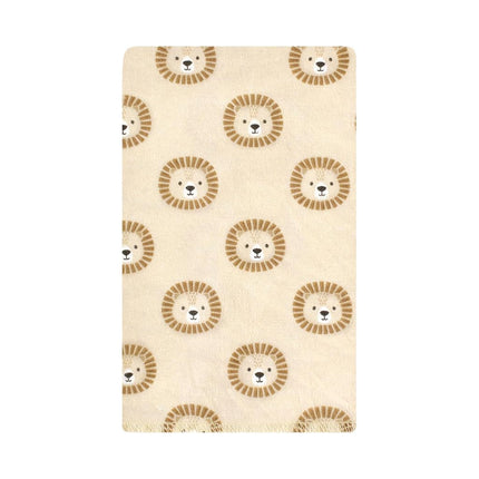 Hudson Baby Lot de 10 bavoirs rotatifs en flanelle de coton pour bébé, motif lion courageux, taille unique