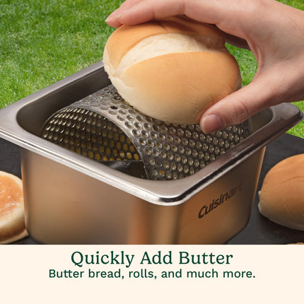 Rueda para mantequilla Cuisinart CBW-201 de acero inoxidable