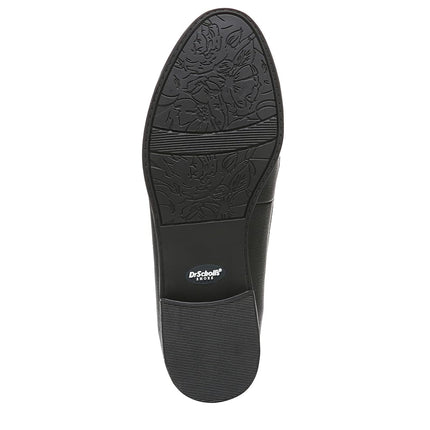 Dr. Scholl's Shoes Women's Rate Adorn Loafer, Black Smooth, 7.5 UK