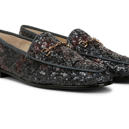 Sam Edelman Womens Loraine, Black Multi Sequin, 7
