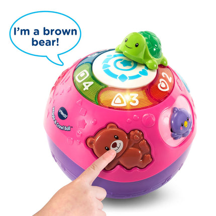 VTech Pelota Wiggle and Crawl - Morada - Exclusiva en línea
