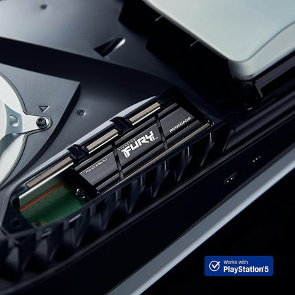Kingston FURY Renegade 2000G PCIe 4.0 NVMe SSD W/ HEATSINK For gamers, enthusiasts and high-power users - SFYRDK/2000G
