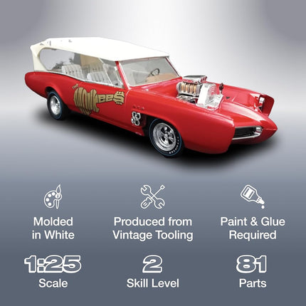 MPC Monkeemobile TV Car 1:25 Scale Model Kit