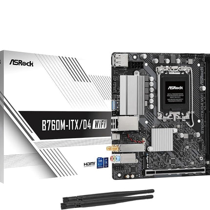 Asrock B760M-ITX/D4 WiFi Intel B75 LGA 1700 mini I