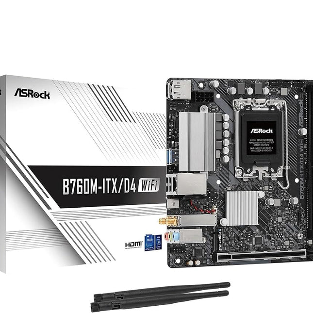 Asrock B760M-ITX/D4 WiFi Intel B75 LGA 1700 mini I