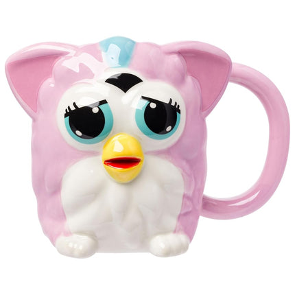 Silver Buffalo Furby Pink Toy, 3D Sculpted Mug, 20