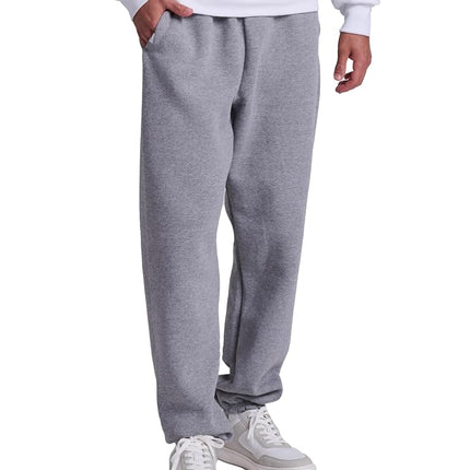 Russell Athletic Men's Dri-Power Closed Bottom Pocket Sweatpant, Oxford, Large