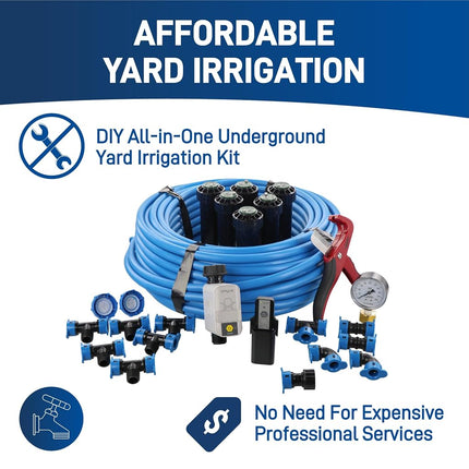 Orbit Sprinkler Kit, Blue, Black