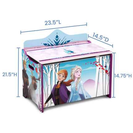 Caja de juguetes de lujo Frozen II de Disney de Delta Children (TB87219FZ)