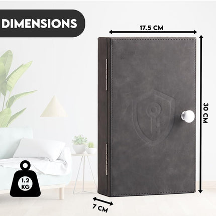 CKEYRE Faraday Key Organiser | Key Holder | Faraday Box for Car Keys | Signal Blocking box for car keys | Anti-theft Protection (Dark Grey)